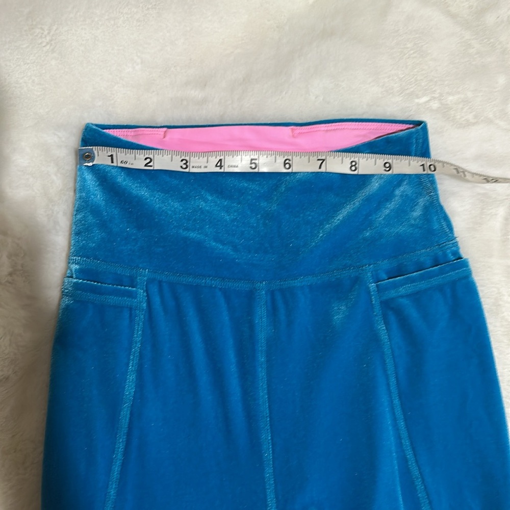 Lilly Pulitzer size XXS Luxletic Weekender High-Rise Velvet Leggings - Picture 8 of 11